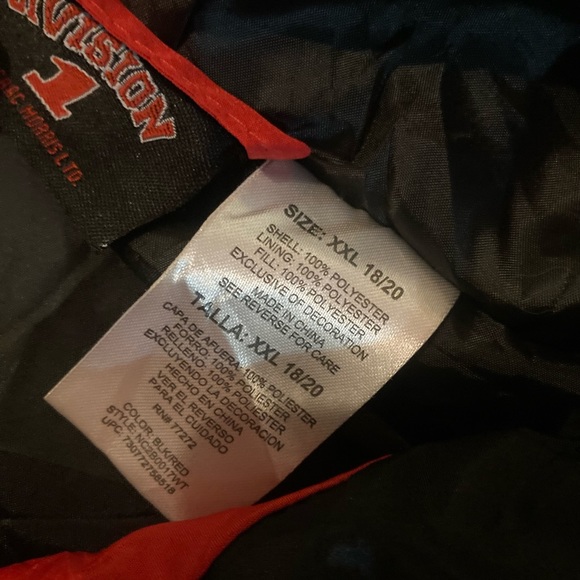 NWT Nebraska Cornhuskers Kids YOUTH XXL 18/20 Red winter jacket coat full zip - Picture 5 of 5